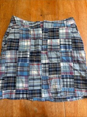 MERONA MADRAS PLAID SKIRT